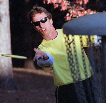Golf with a Disc: Disc golf has become a popular sport to play in Big Rapids. Small frisbees and large metal cages are used in this game of “golf.” Big Rapids is home to an 18-hole disc golf course. Courtesy of MCT Photos
